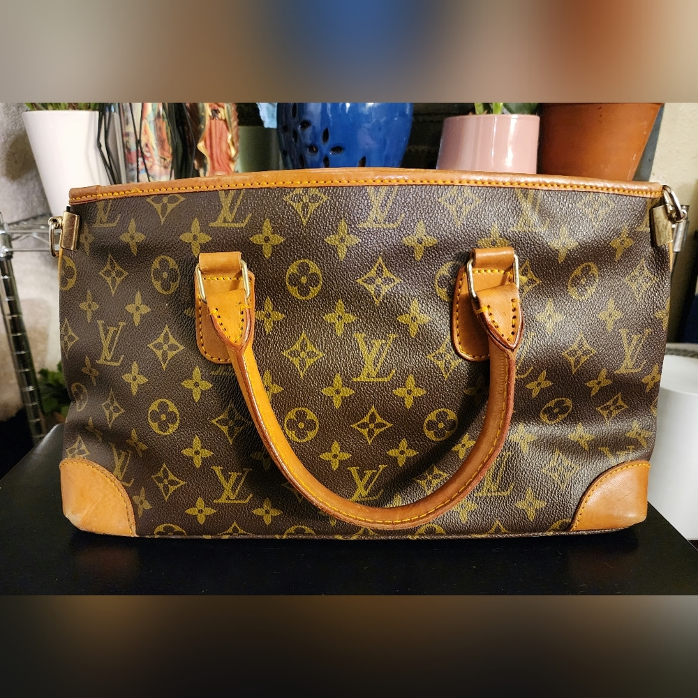1960's Vintage Louis Vuitton Monogram Leather Handbag - Picture 12 of 16